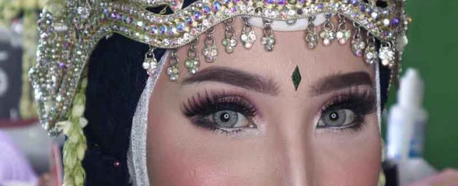 Bridal beauty work by Irma Chaerunisyah