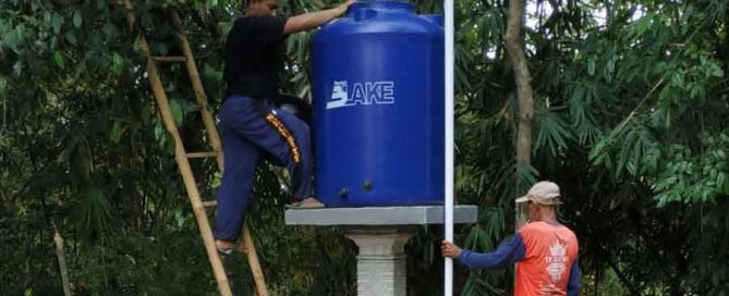 Clean-water pipeline assistance in Wonogiri and Ponorogo
