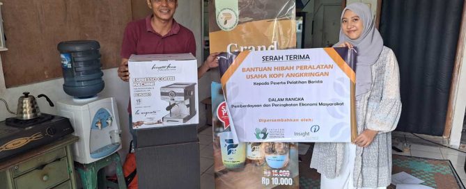 Coffee business equipment assistance for Pila Pili Kopi