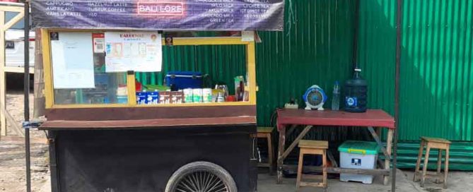Bambang Purbowo building his Coffee Shop Balilore business