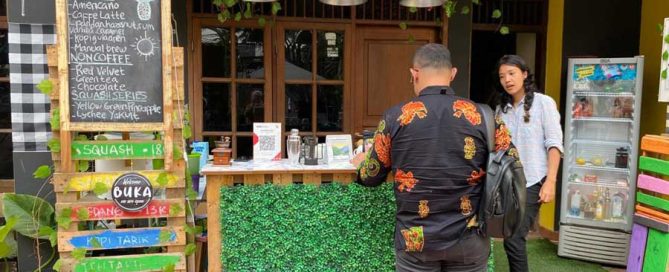 Ezra Ollyn developing his coffee business