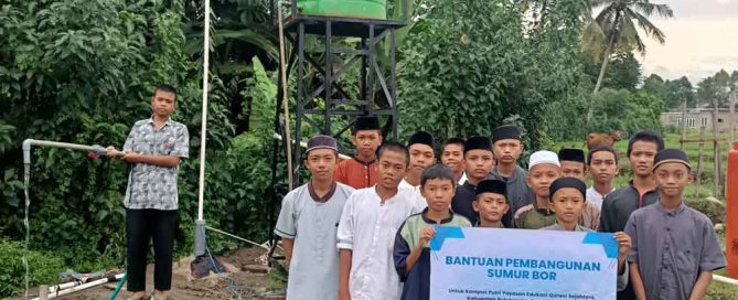 Clean-water bore well at a pesantren in Bulukumba