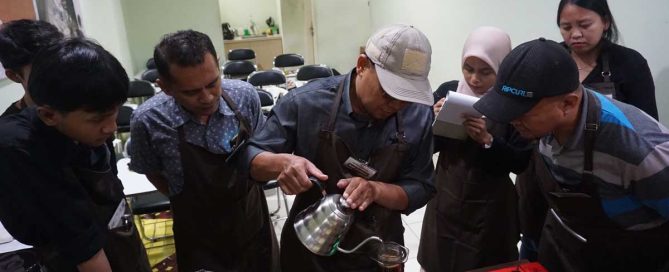AROMA barista and coffee entrepreneurship training in Jakarta
