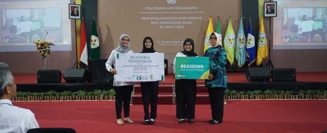 2024 Inspiration Scholarship recipients at LPP Polytechnic Yogyakarta