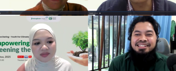 Young participants join the Y4CA Batch 2 online climate-action talk show