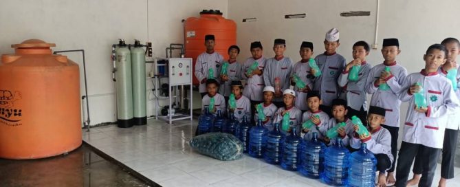 Clean-water refill station developed for Pesantren Riyadhul Huffadz