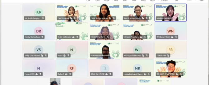 Participants attend YIIM Webinar Series 3 on building strong financial foundations