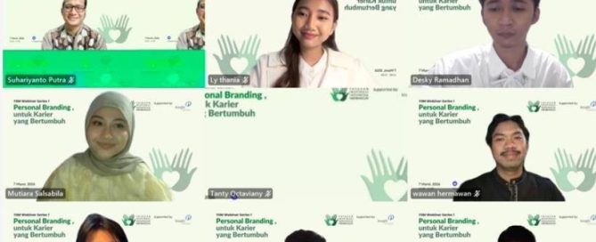 Participants attend YIIM Webinar Series 1 on personal branding for career growth
