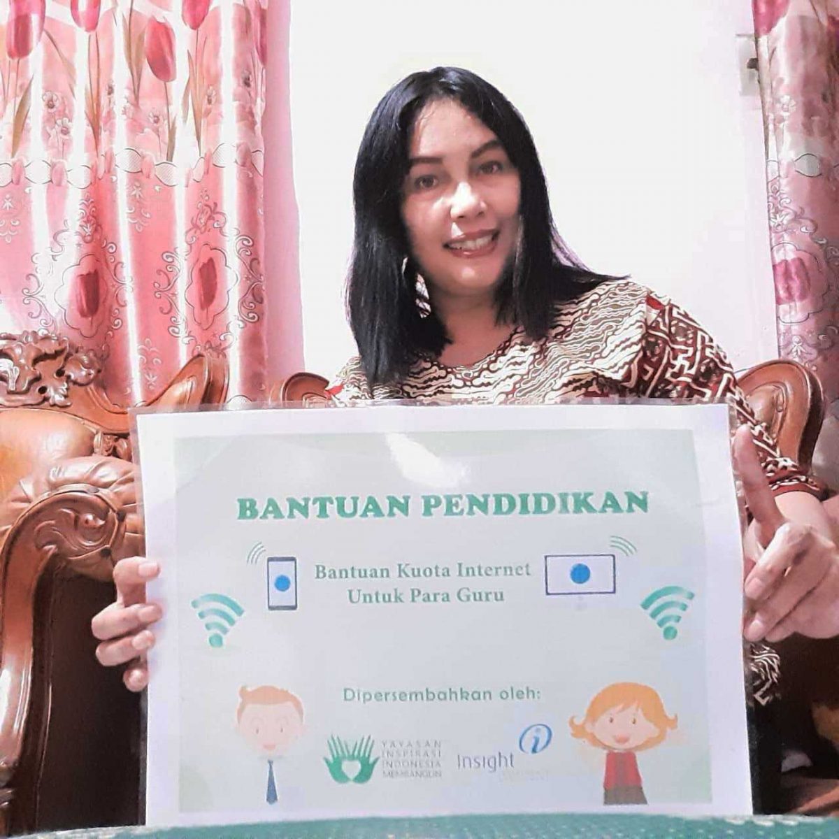 Bantuan Pendidikan Kuota Guru dan Alat Tulis Siswa di Masa Pandemi Covid-19