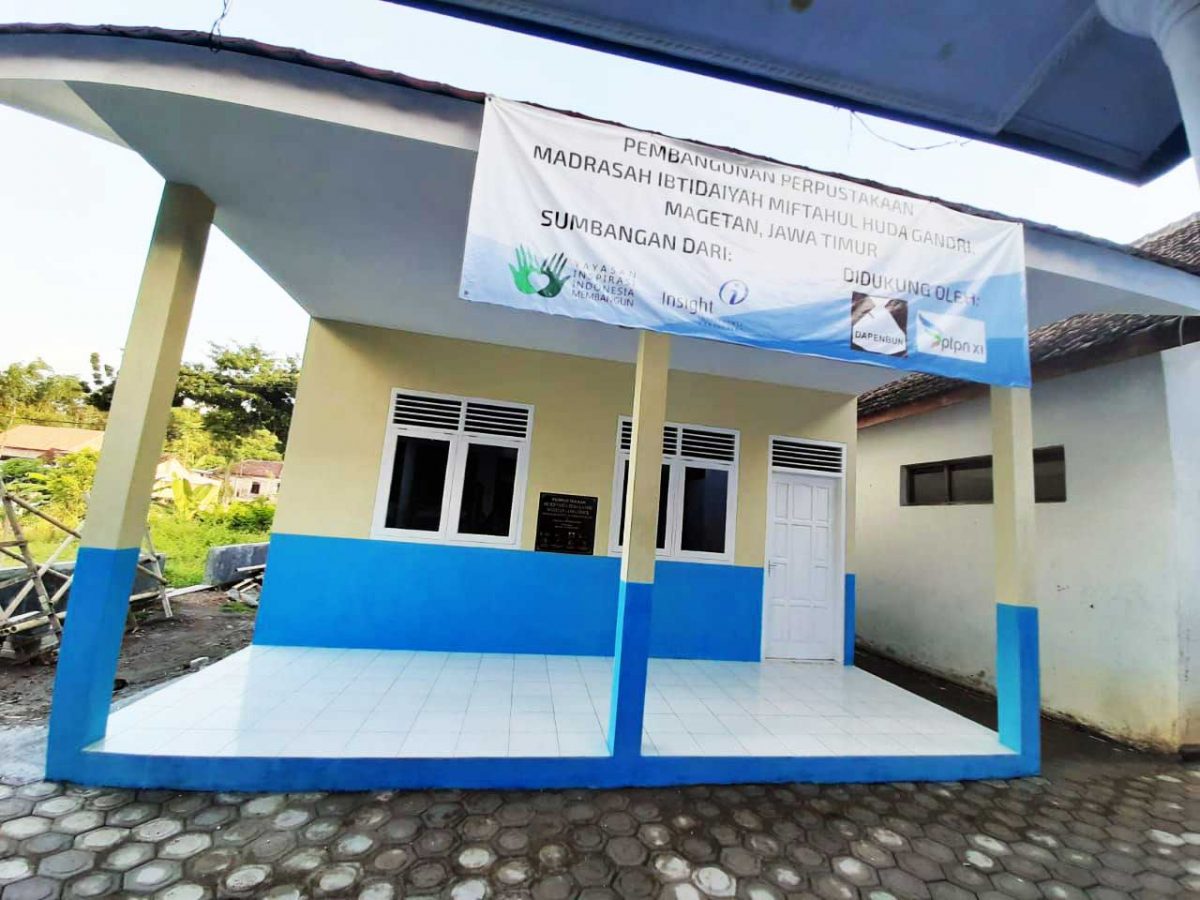 Finalisasi Pembangunan Gedung Perpustakaan MI Miftahul Huda Magetan