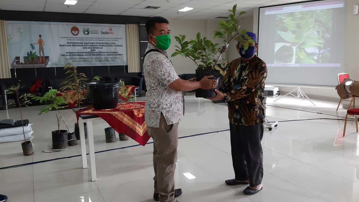YIIM, LPSK, dan LAZISMU Selenggarakan Pelatihan Pertanian Produktif untuk Saksi dan Korban Terlindung di Yogyakarta