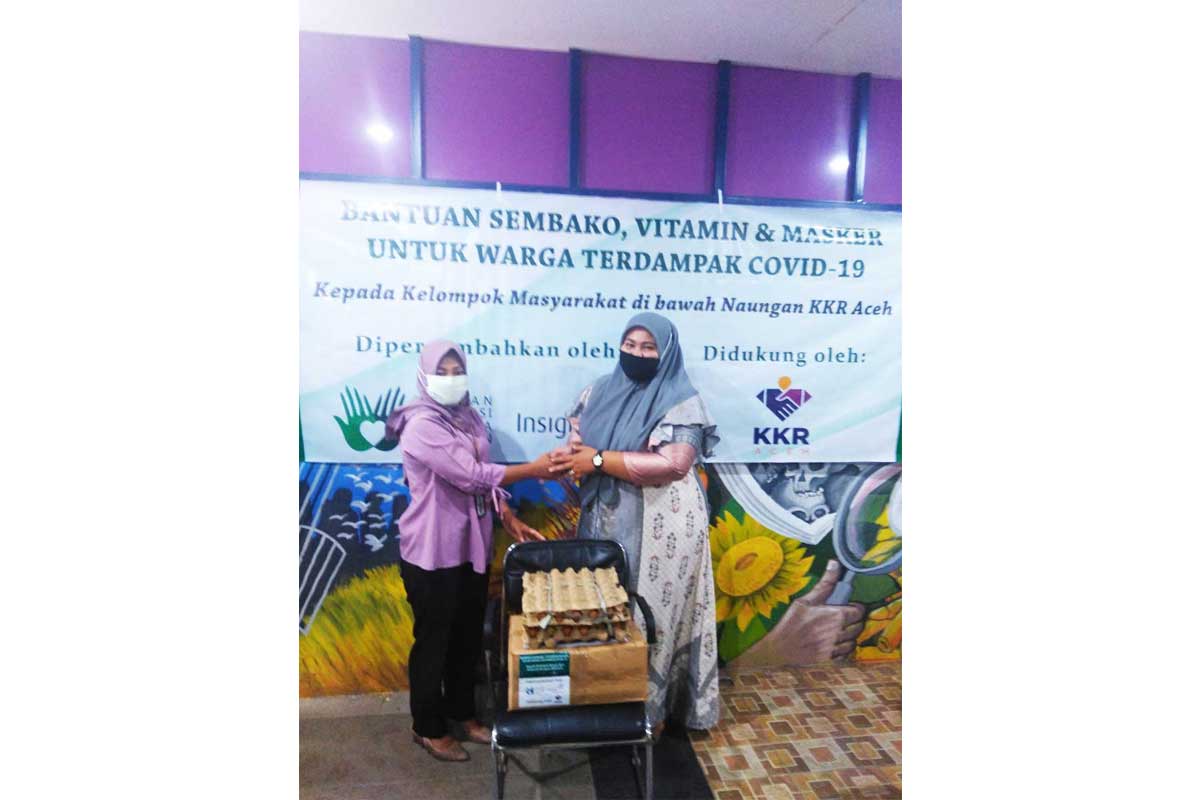 Bantuan Sembako, Vitamin, dan Masker untuk Masyarakat Aceh Terdampak COVID-19