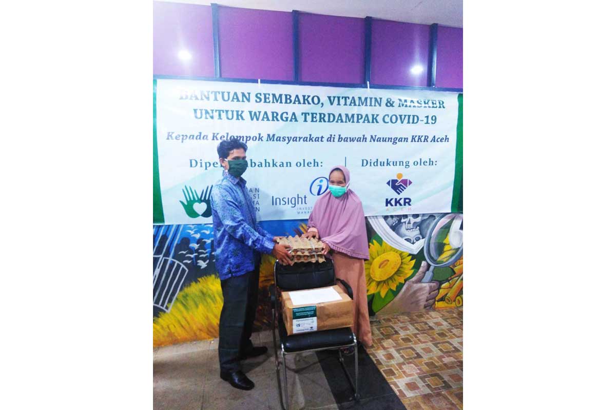 Bantuan Sembako, Vitamin, dan Masker untuk Masyarakat Aceh Terdampak COVID-19