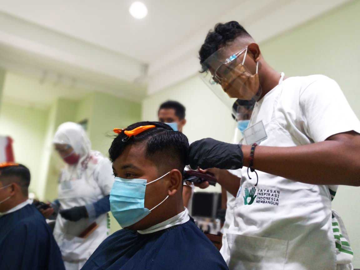 Pelatihan Barberman Batch Dua di Masa Pandemi Covid-19