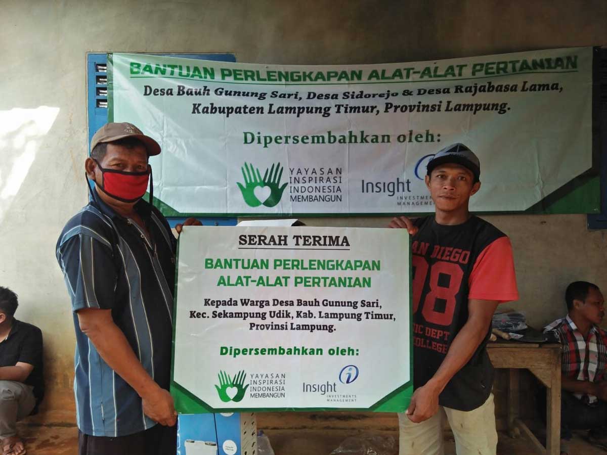 Dokumentasi Penyaluran Bantuan Pertanian Lampung Timur