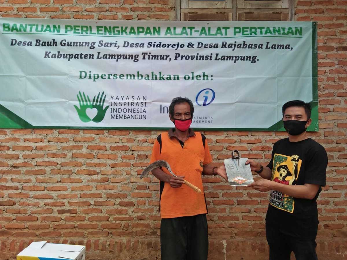 Dokumentasi Penyaluran Bantuan Pertanian Lampung Timur