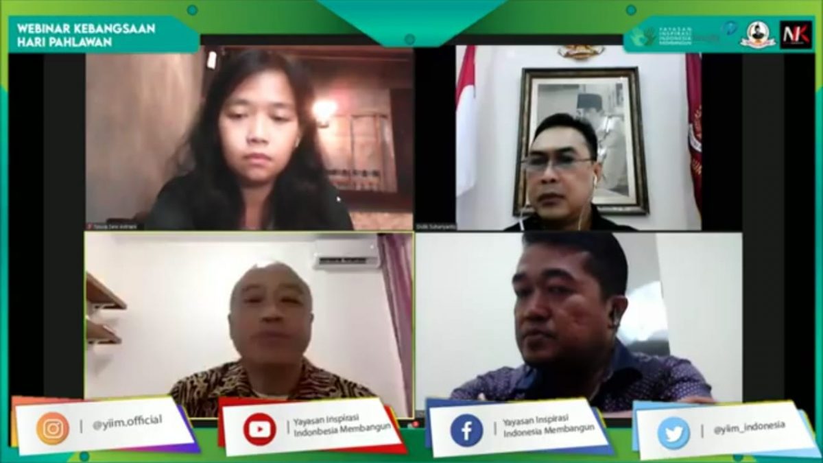 Memperingati Hari Pahlawan: YIIM, UBK, dan PT Insight Selenggarakan Webinar Spirit Berdikari Bung Karno