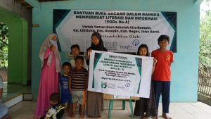 Dukung SDGs Nomor 4: Webinar Literasi dan Penyaluran Buku Bacaan untuk Sekolah Kita Rumpin Bogor