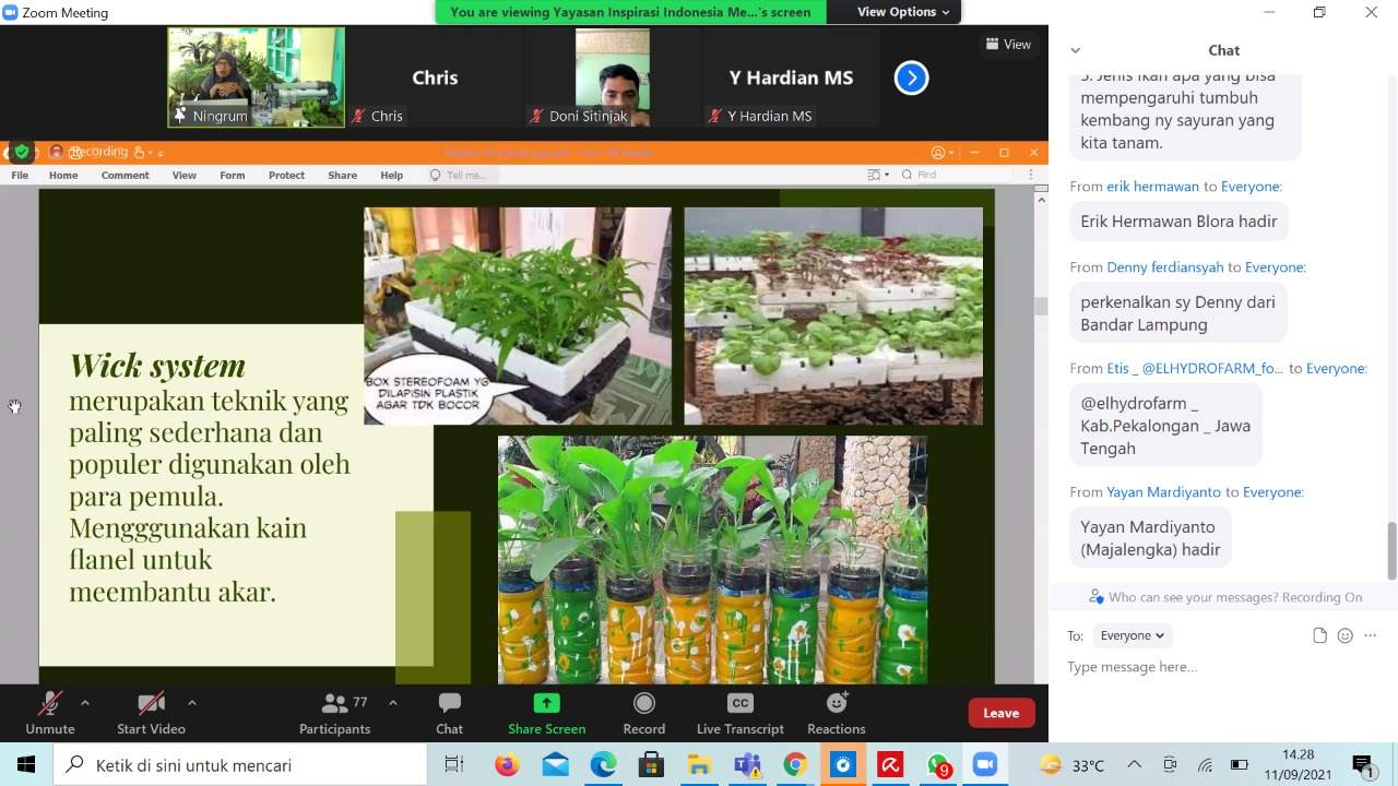 Dokumentasi Program YIIM