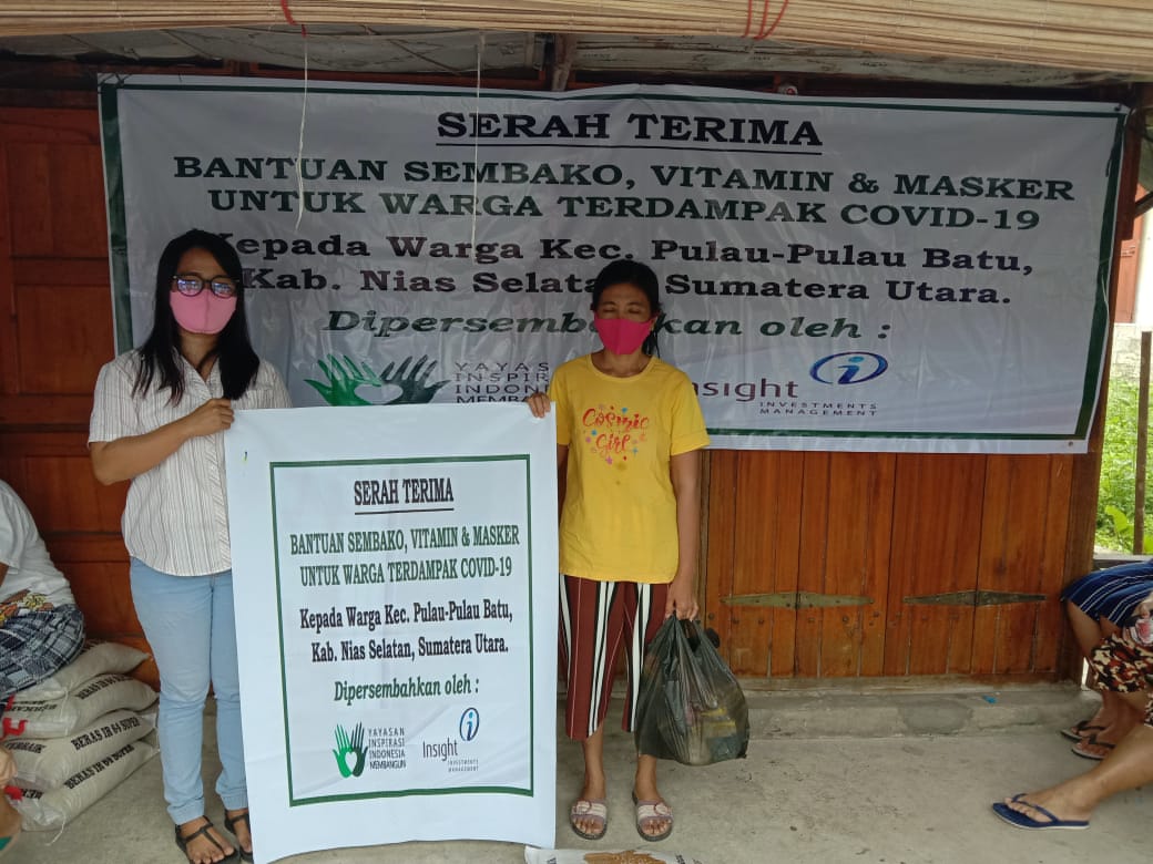 Penyaluran Bantuan Sembako untuk Masyarakat Kepulauan Batu, Kabupaten Nias Selatan