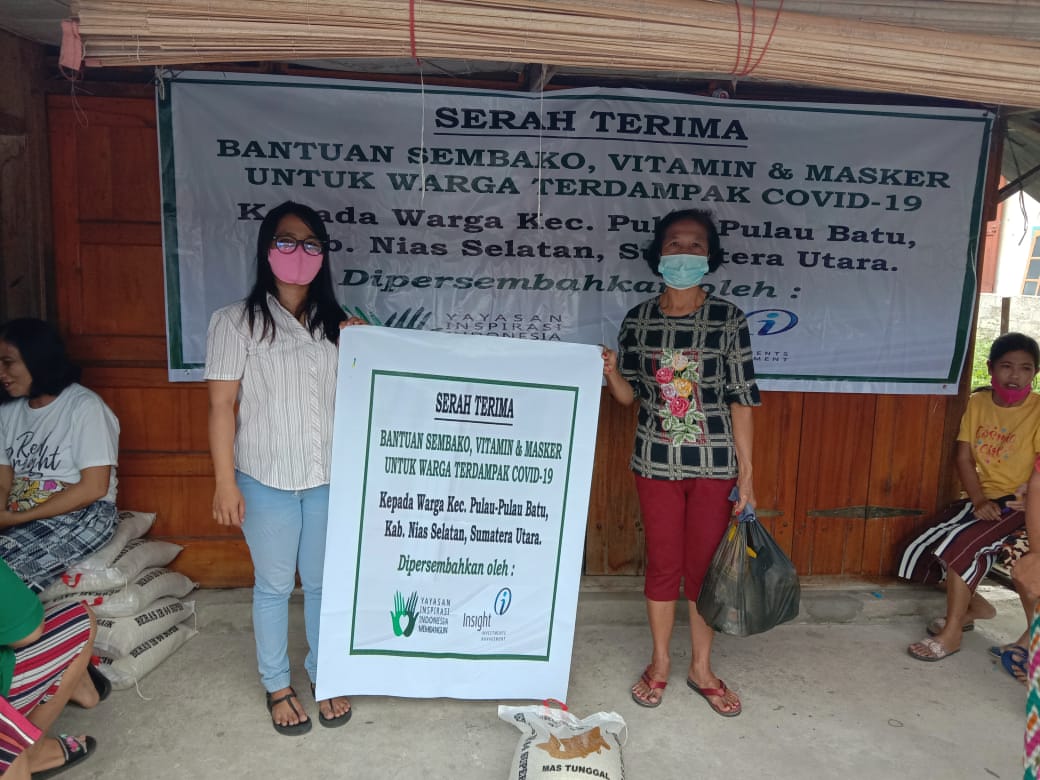 Penyaluran Bantuan Sembako untuk Masyarakat Kepulauan Batu, Kabupaten Nias Selatan