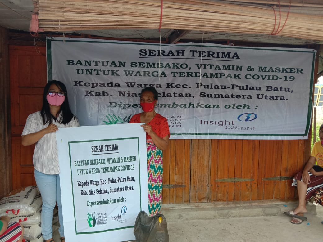 Penyaluran Bantuan Sembako untuk Masyarakat Kepulauan Batu, Kabupaten Nias Selatan