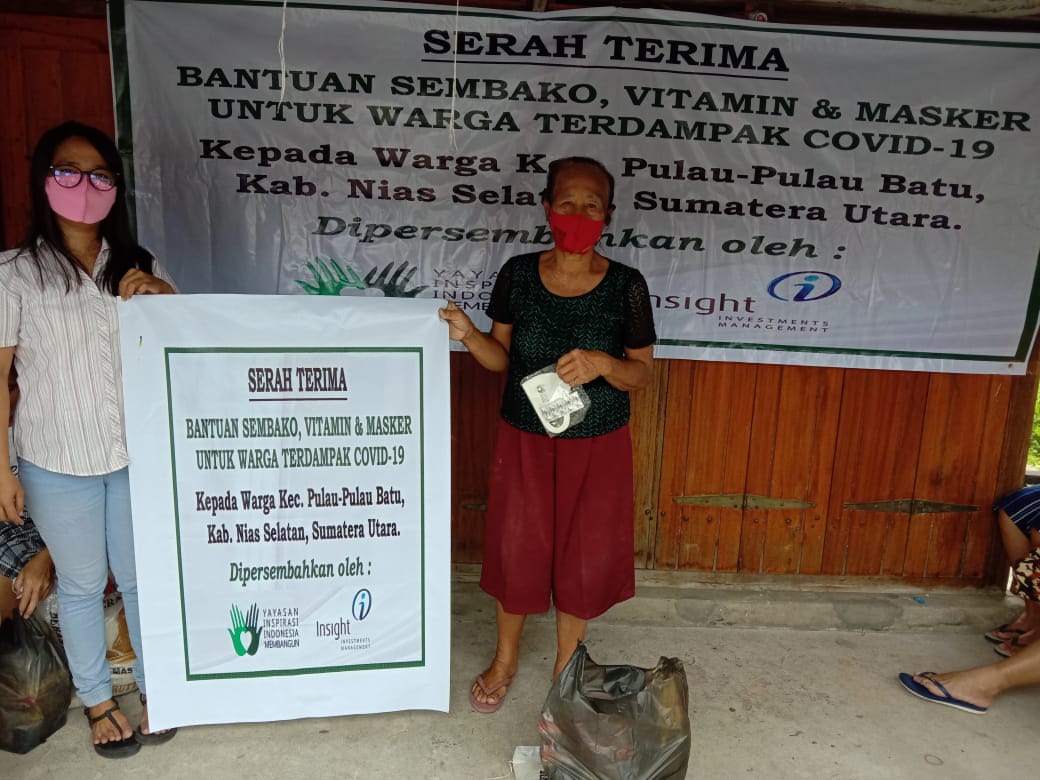 Penyaluran Bantuan Sembako untuk Masyarakat Kepulauan Batu, Kabupaten Nias Selatan