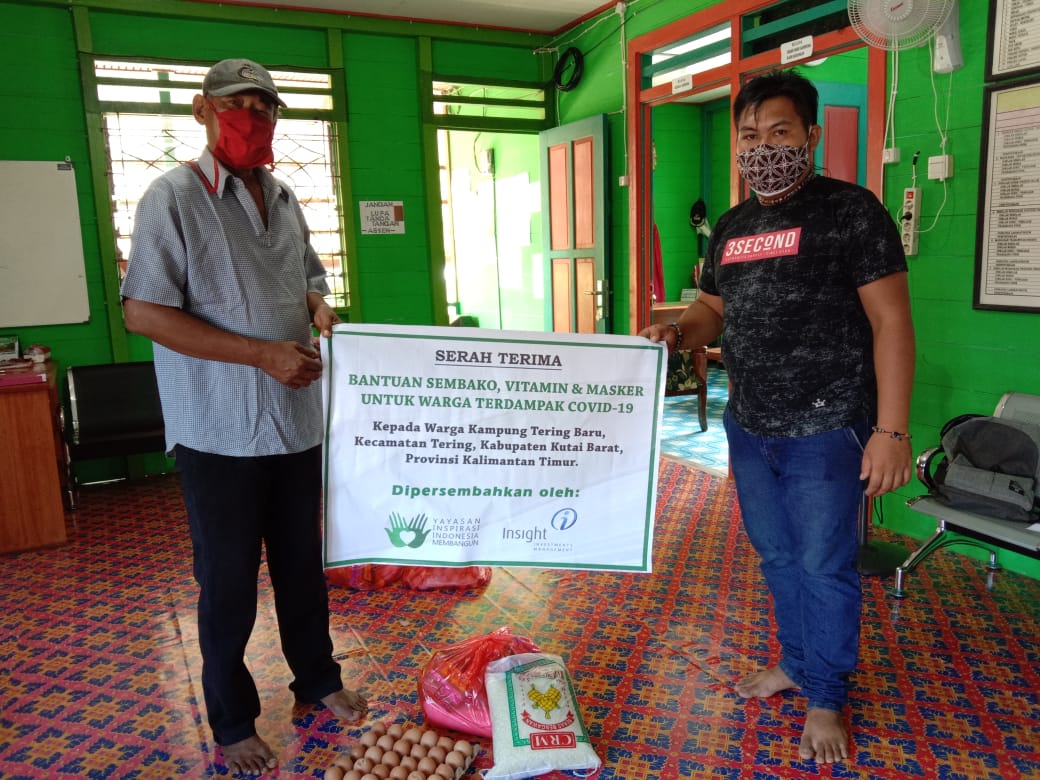 Bantuan Sembako, Vitamin, dan Masker untuk Masyarakat Adat Dayak di Kutai Barat, Kalimantan Timur