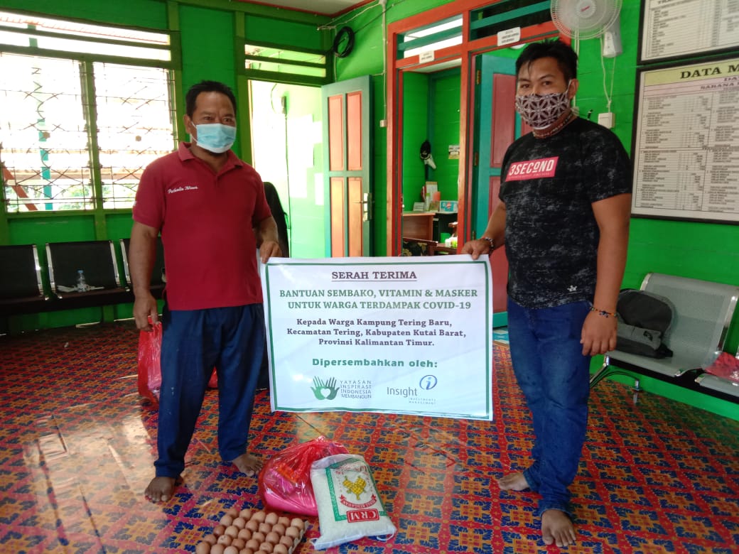 Bantuan Sembako, Vitamin, dan Masker untuk Masyarakat Adat Dayak di Kutai Barat, Kalimantan Timur