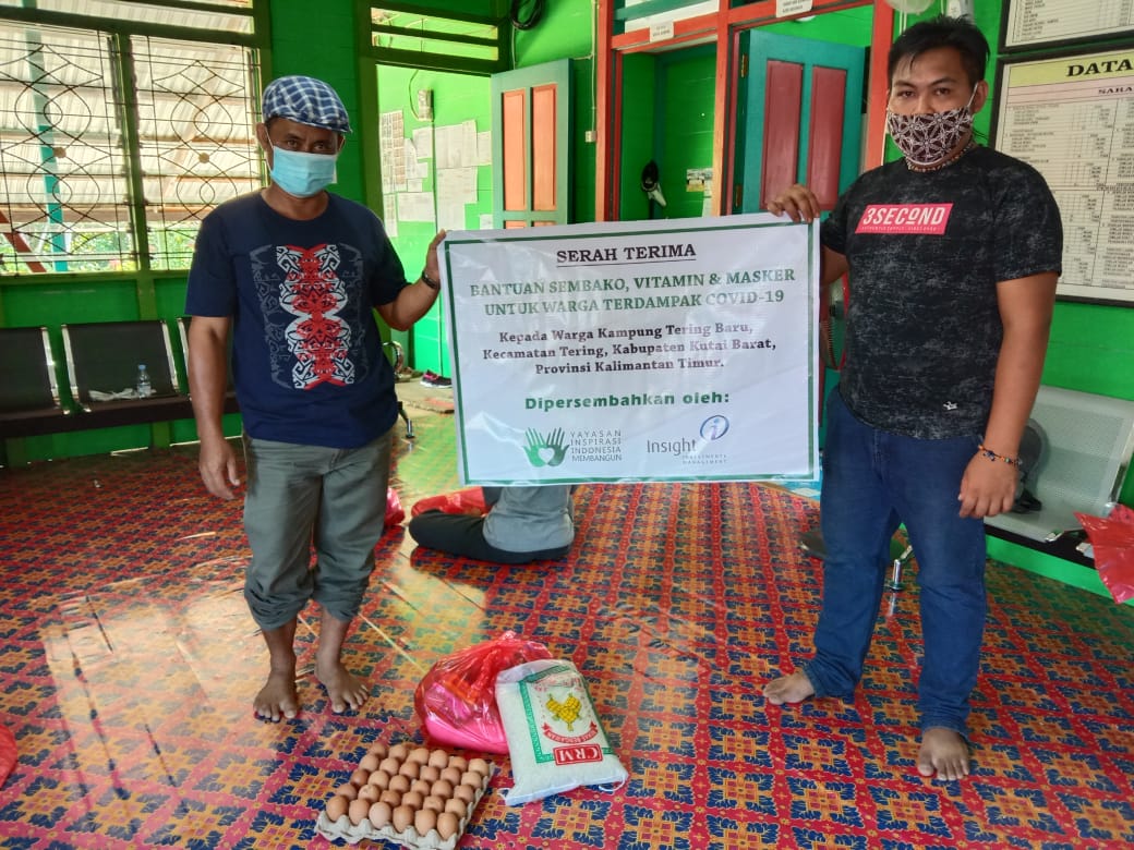 Bantuan Sembako, Vitamin, dan Masker untuk Masyarakat Adat Dayak di Kutai Barat, Kalimantan Timur