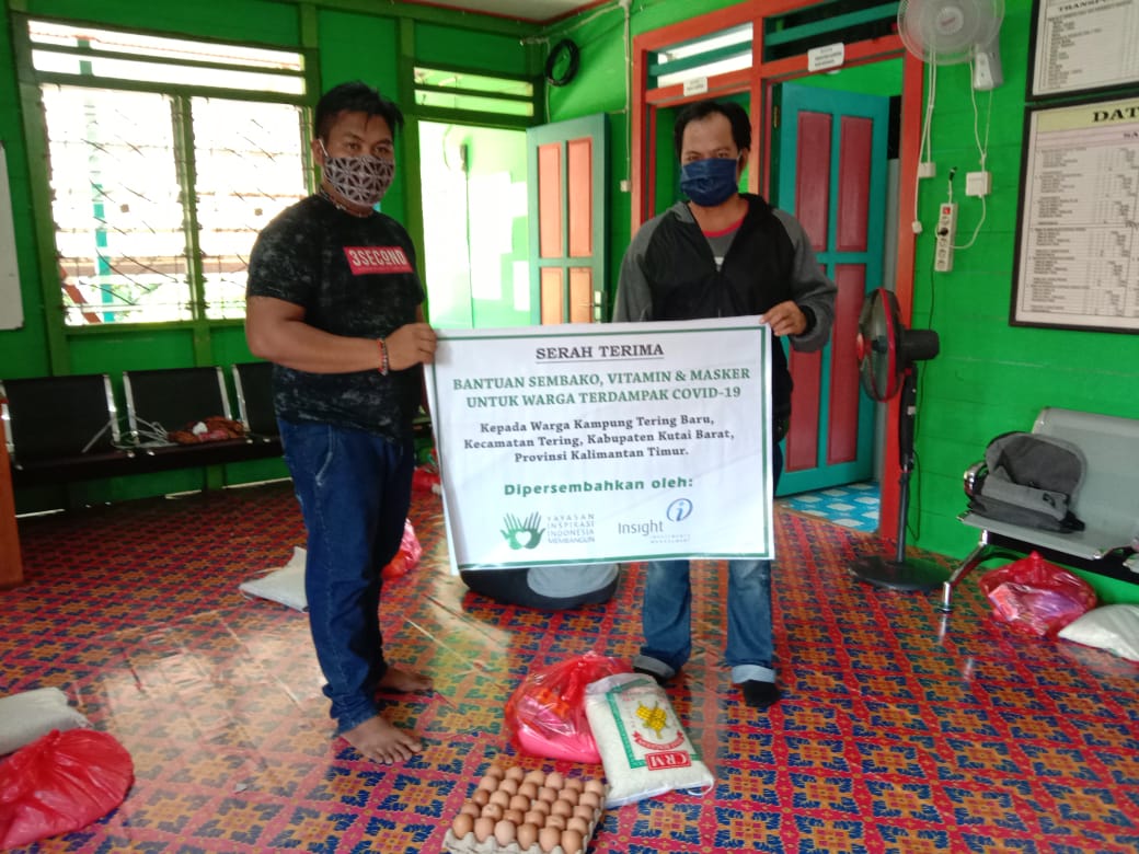 Bantuan Sembako, Vitamin, dan Masker untuk Masyarakat Adat Dayak di Kutai Barat, Kalimantan Timur